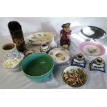 Various ceramics items including Poole,