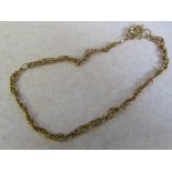 9ct gold bracelet weight 3.