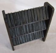 Miniature bookcase with collection of Shakespeare books by Allied Newspapers Ltd London c.