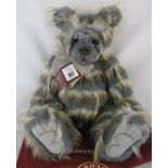 Modern jointed teddy bear by Charlie Bears 'Cheeky chops' designed by Isabelle Lee L 60 cm