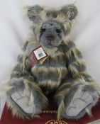 Modern jointed teddy bear by Charlie Bears 'Cheeky chops' designed by Isabelle Lee L 60 cm