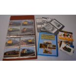 Album of railway postcards,