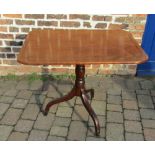 Victorian tilt top mahogany tea table