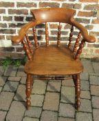 Victorian ash smokers bow chair