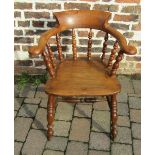 Victorian ash smokers bow chair