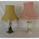 2 table lamps