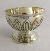 Britannia silver bowl hallmarked 1910 maker Crichton Bros New York & London H 6 cm weight 3.