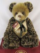 Modern jointed teddy bear by Charlie Bears 'Chit chat' designed by Isabelle Lee L 60 cm