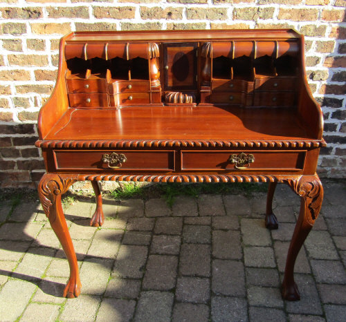 Modern Chippendale style mahogany desk from The Kingswood Collection