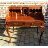 Modern Chippendale style mahogany desk from The Kingswood Collection