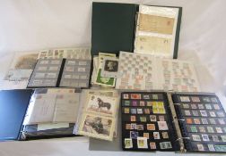 Assorted stamp albums, FDC's,