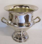 Silver plated wine cooler H 23.