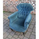 Victorian button back chair