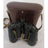 Cased pair of Carl Zeiss Jena Jenoptem 10 x 50 W binoculars