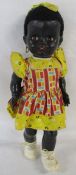 1950s Pedigree black doll 'Mandy-Lou' with walking mechanism and sleeping eyes