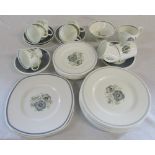 Susie Cooper (Wedgwood) 'Glen Mist' part tea service (32 pieces)