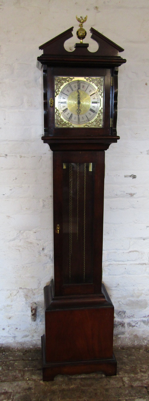 Modern Grandmother clock (possibly overwound)