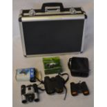 6 pairs of binoculars and a cased Tamashi camera kit