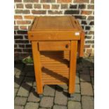 TG Woodware beech butchers table