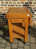 TG Woodware beech butchers table