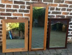 3 antique wall mirrors