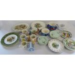 Selection of decorative plates,