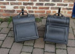 Near pair of Victorian coal boxes