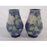 Pair of Royal Doulton stoneware vases no 10292 H 19.