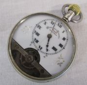 Swiss made silver 'Hebdomas Patent' 8 days pocket watch