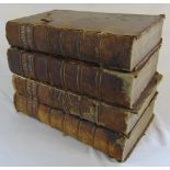 4 volumes of Cyclopaedia or an Universal Dictionary of Arts and Sciences by E Chambers F.R.