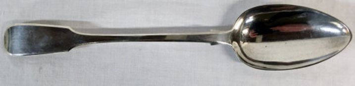 Silver fiddle pattern basting spoon 3.