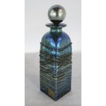 Isle of Wight studio glass 'Four Seas - North Sea' edition 3 perfume bottled signed Timothy Harris