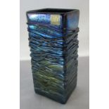 Isle of Wight studio glass 'The Four Seas - the North Sea' vase signed Timothy Harris exclusively