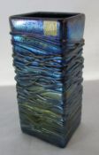 Isle of Wight studio glass 'The Four Seas - the North Sea' vase signed Timothy Harris exclusively