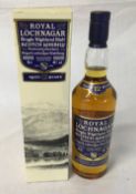 Bottle of Royal Lochnagar aged 12 years single malt whisky