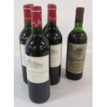 6 bottles of Chateau Beauregard 'Pomerol' 5 x 1995 1 x 1973