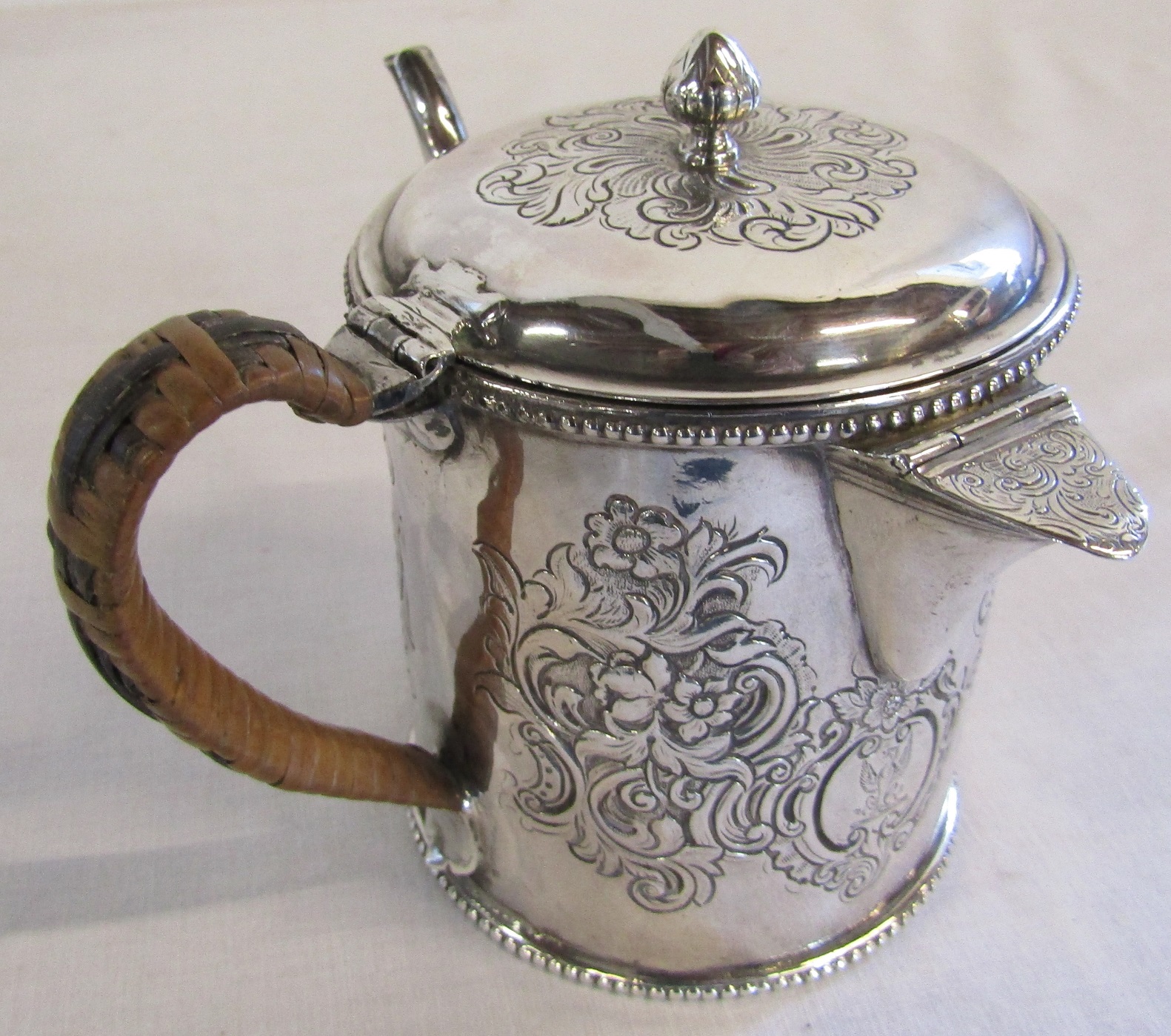 George III silver Argyle London 1776 makers mark AF possibly Andrew Fogelberg weight 12. - Image 5 of 6