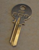 Silver key, Sheffield 1977, total approx weight 0.