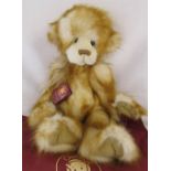 Modern jointed teddy bear by Charlie Bears 'Chucky Egg' designed by Heather Lyell L 53 cm