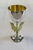 Silver St Paul's Cathedral limited edition goblet 1975 commemorating 300 years no 168/600 weight 10.