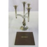 Queen's Silver Jubilee 1977 silver Candelabrum by Aurum Designs limited edition no 184/250 complete