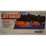 Retro Nikko Jet Gale radio controlled speedboat,