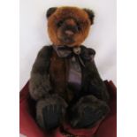 Modern jointed teddy bear by Charlie Bears L 48 cm