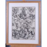 After Albrecht Durer: a set of four reproduction prints, framed and glazed
