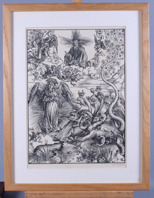 After Albrecht Durer: a set of four reproduction prints, framed and glazed - Image 5 of 5