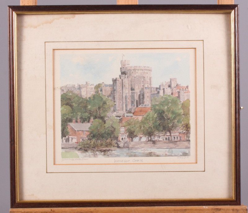 Glyn Martin: four signed limited edition colour prints, Thames scenes, and a number of other - Image 3 of 4