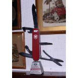 A late 20th century Victorinox advertising display model of the Original Swiss Army Knife