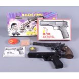 A G10 repeater air pistol, a replica 44 Magnum revolver and a miniature muff pistol charm