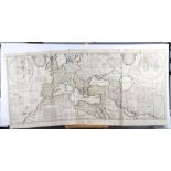 An 18th century hand-coloured map "An Historical Map of the Roman Empire and the Neighbouring