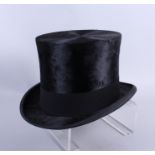 A silk top hat